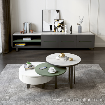 Luxury Moderm Coffee Table Metal Side Table